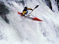 Running the White Salmon River, Washington